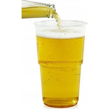 Jednorázové nádobí Plastový kelímek Guillin 500 ml průhledný jednorázový 50 ks