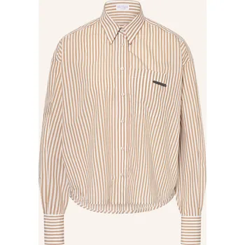 Dámská halenka Brunello Cucinelli Dámská Košilová Halenka, bílá / béžová, 40