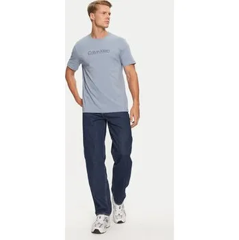 Pánské tričko Calvin Klein T-Shirt K10K113587 Modrá Regular Fit M