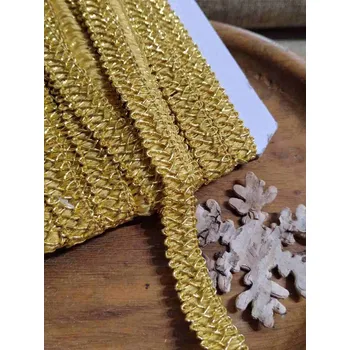 Krajka Leonský prýmek šíře 12 mm barva zlatá