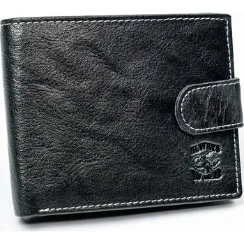 Peněženka Always Wild peněženka z pravé kůže černá N992L-BC BLACK - muž