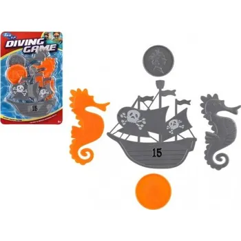 Pirátská sada na potápění 4ks