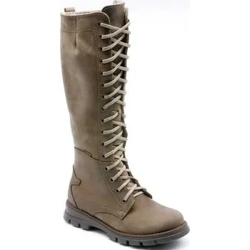 Dámské kozačky LESTA Kožené kozačky 8011-2696 béžová Velikost: 38