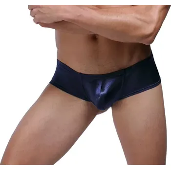 Pánské spodní prádlo Pánské lesklé boxerky bokového střihu, tanga - L