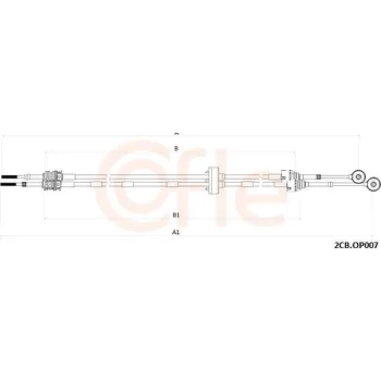 Tažné lanko, ruční převodovka, 92.2CB.OP009