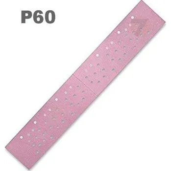 Brusný papír SIA Brusný papír, suchý zip, 66 děr, 70x420mm, P60, perforovaný
