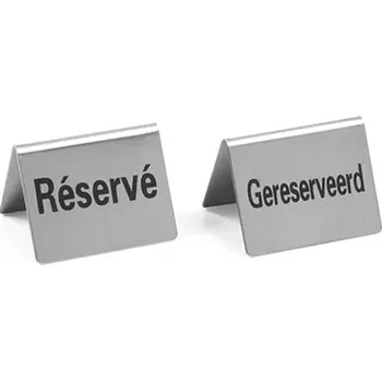 Informační tabulka HENDI "réservé"