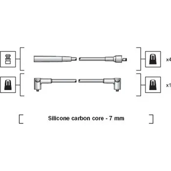Zapalovací kabel Sada kabelů pro zapalování, 941318111251
