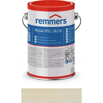 barva a nátěr na dřevo Remmers HSL-35/m Vodní lazura na dřevo 0,75L Bílá