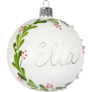 GLASSOR vánoční ozdoba se jménem sklo