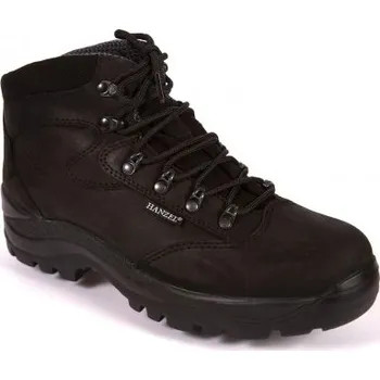 Pánská treková obuv HANZEL turistická obuv hikker 020 černá nubuk Velikost: 44