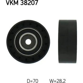 Vratna/vodici kladka, klinovy zebrovy remen, VKM 38207