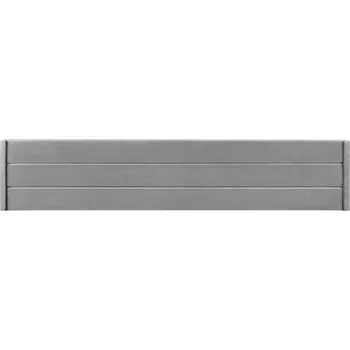 Plot Petr Harašta Betonový plot hladký s vodorovnými prolisy, deska 200*40*4 cm Antracit