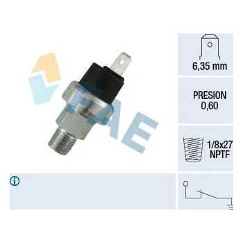 Olejový tlakový spínač, 13420