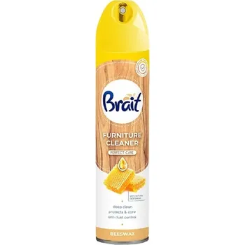 Čisticí prostředek BRAIT leštěnka spray na nábytek s včelím voskem 300 ml
