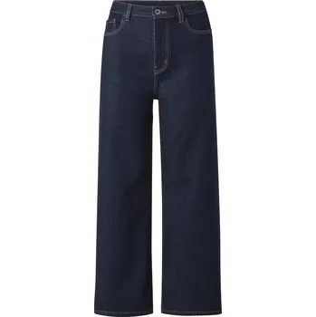 esmara® Dámské džíny, se širokými nohavicemi (tmavě modrá, 36)