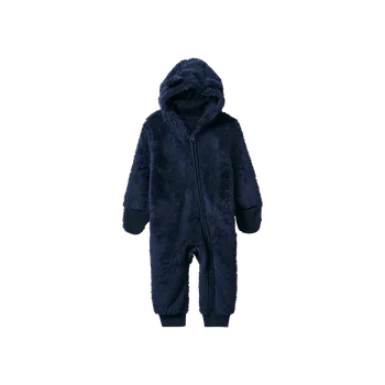 Dětský overall lupilu® Dětský plyšový overal (navy modrá, 74/80)