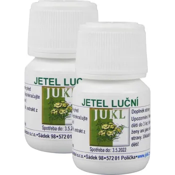 Bylinářství-kořenářství JUKL Tinktura Jetel luční 30 ml 2 balení: 2x 30 ml