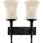 Searchlight 0812-2BK - Nástěnné svítidlo CARTWHEEL 2xE27/60W/230V