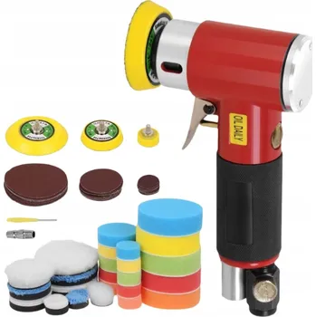 leštička Pneumatická bruska leštička Houbičky, kožešiny, plsti 25/50/75mm SADA