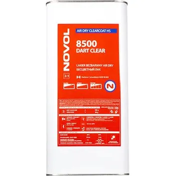 barva a nátěr na dřevo NOVOL N bezbarvý lak DART CLEAR 8500 Hmotnost: 5l