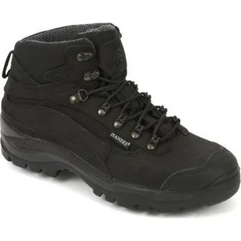 Pánská treková obuv HANZEL turistická obuv gerlach G037 černá nubuk Velikost: 48