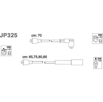 Zapalovací kabel Sada kabelů pro zapalování, JP325
