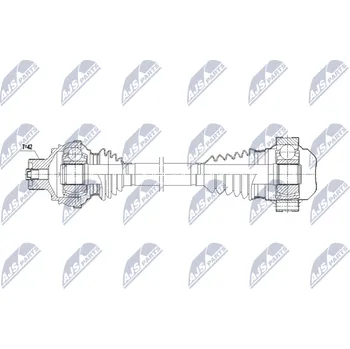Hřídel nápravy Hnací hřídel, NPW-AU-089