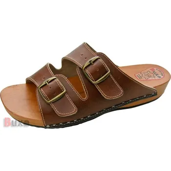 Pánské žabky pánské dřeváky BUXA SM hnědá Velikost: 46