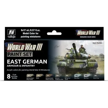 Modelářská barva Vallejo Model Color: WWIII East German Armour & Infantry