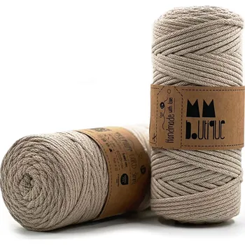 Příze MMboutique bavlněná šňůra Premium 3mm Beige