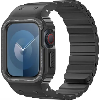 Příslušenství k chytrým hodinkám DuxDucis Řemínek s krytem na Apple Watch 38mm / 40mm / 41mm - DuxDucis, AO Black