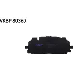 Sada brzdových destiček, kotoučová brzda, VKBP 80360