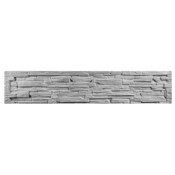 Plot Betonový plot PREMIUM, dekor štípaný kámen, deska 198*40*4 cm Antracit