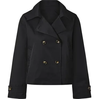 esmara® Dámská trenčkotová bunda (černá, 44)