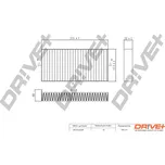 Filtr, vzduch v interiéru, DP1110.12.0208