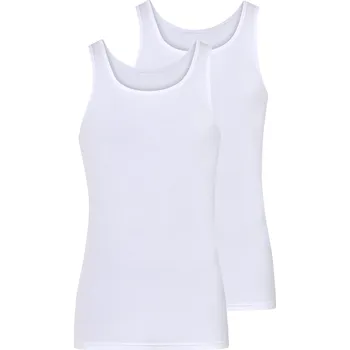 Pánské tílko esmara Men Pánský nátělník s BIO bavlnou, 2 kusy (bílá, 4/S)