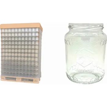 Zavařovací sklenice Zavařovací sklenice 770 ml ČESKÝ MED / paleta 1456 ks