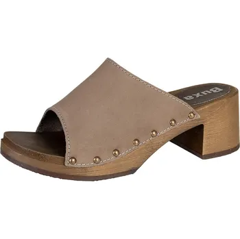 Dámská zdravotní obuv BUXA Dřeváky na podpatku OS82C šedá nubuk Velikost: 39