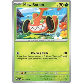 Karetní hra Mow Rotom 008/142 - Stellar Crown Typ karty: Reverse Holo