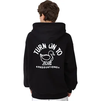 Pánská mikina Mikina S Kapucí Carhartt WIP Stamp Black White - S