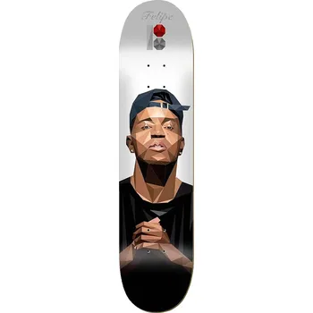 Skateboardová deska Deska Na Skateboard Plan B ALF Gustavo bílá