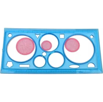 Vrták Šablona na kreslení s kruhy 20cm 84823