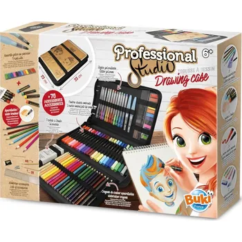 Dřevěná hračka Sada na kreslení s pouzdrem