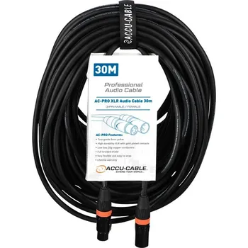 Příslušenství ke zvukové technice Accu Cable AC-PRO 30 m Mikrofonní kabel