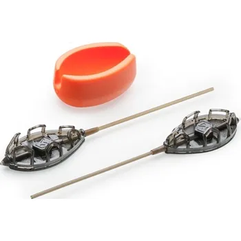 MIVARDI - Krmítko Method Feeder Set QMR Grip XL Long 50 g + 60 g + Formička