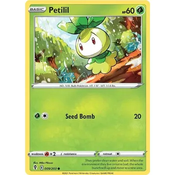 Karetní hra Petilil 009/203 - Evolving Skies Typ karty: Reverse Holo