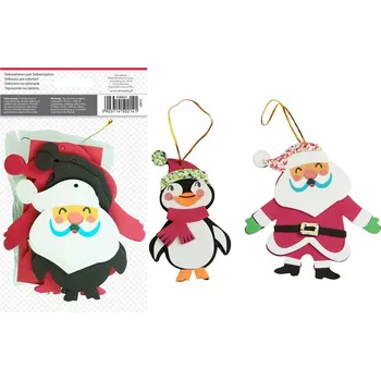 Vánoční dekorace 6x Vánoční ozdoby k sestavení Titanum