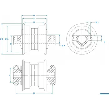 Spodní rolna JCB 8040 Z