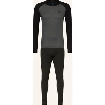 Pánské tričko Odlo Pánská Funkční Sada Active Warm, černá / petrolejová, 52